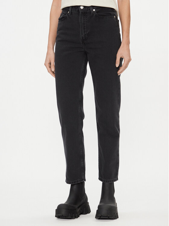 Tommy Hilfiger Дънки Classic WW0WW40288 Черен Straight Fit за Жени цена