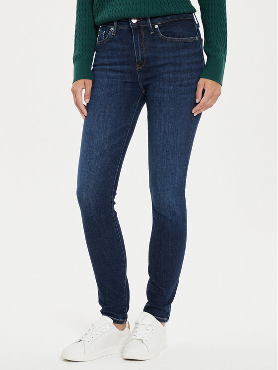 Tommy Hilfiger Дънки Como WW0WW42485 Тъмносин Skinny Fit за Жени цена