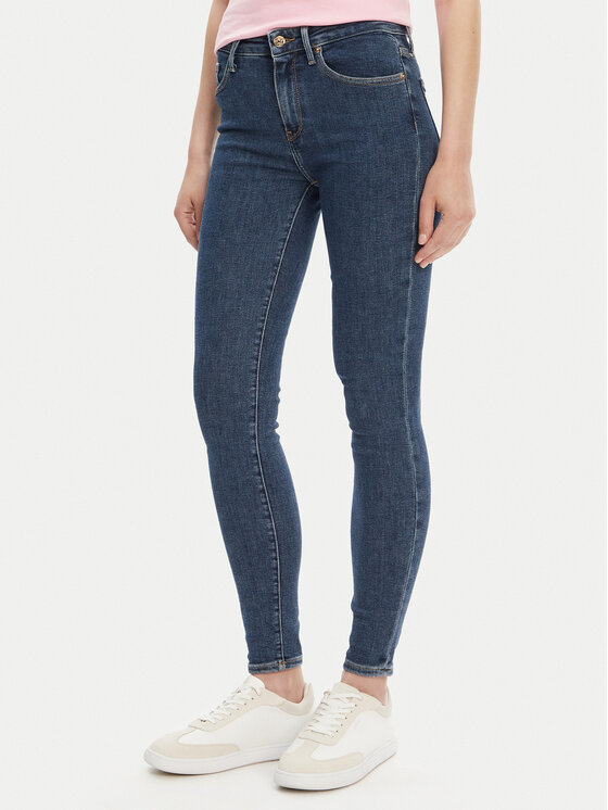 Tommy Hilfiger Дънки Como WW0WW45673 Тъмносин Skinny Fit за Жени цена