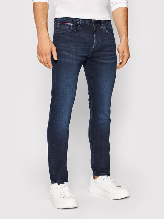 Tommy Hilfiger Дънки Core Bleecker MW0MW15593 Тъмносин Slim Fit за Мъже цена