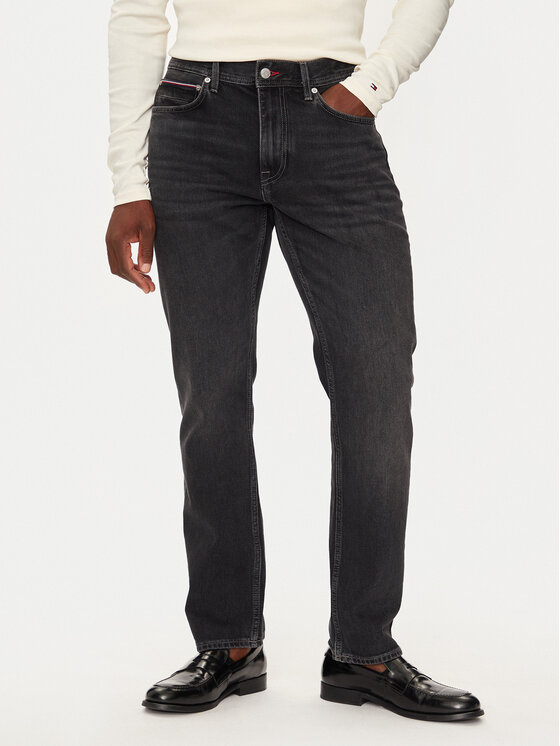 Tommy Hilfiger Дънки MW0MW36676 Черен Regular Fit за Мъже цена