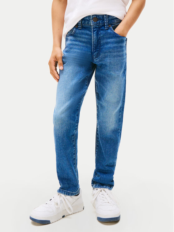 Tommy Hilfiger Дънки Modern KB0KB10019 Син Straight Fit за Момчета цена