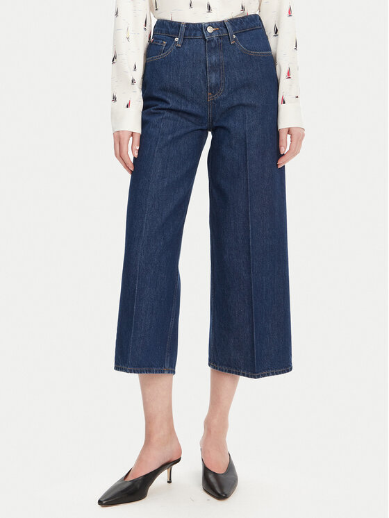 Tommy Hilfiger Дънки WW0WW44360 Син Wide Leg за Жени цена