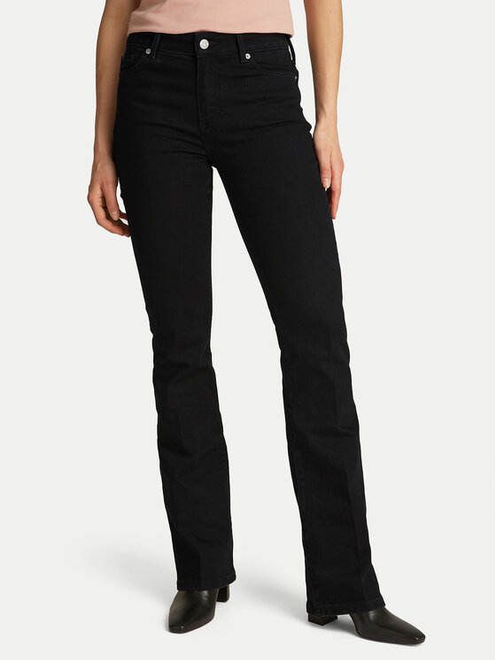 Tommy Hilfiger Дънки WW0WW45007 Черен Bootcut Fit за Жени цена