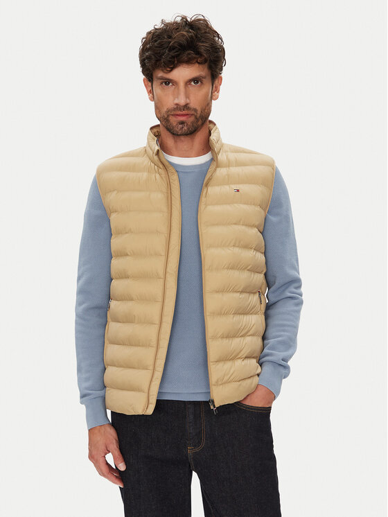 Tommy Hilfiger Елек MW0MW37677 Бежов Regular Fit за Мъже цена