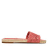 Tommy Hilfiger Еспадрили Knit Mesh Espadrille Flat Sandal FW0FW08744 Коралов за Жени цена