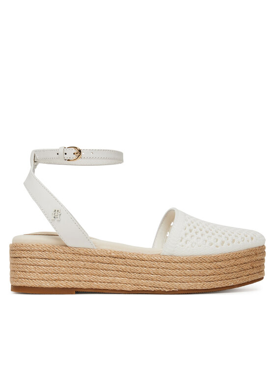 Tommy Hilfiger Еспадрили Knit Mesh Espadrille Platform FW0FW08743 Бял за Жени цена