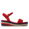Tommy Hilfiger Еспадрили Rope Wedge T3A7-32778-0048300 S Червен за Момичета цена