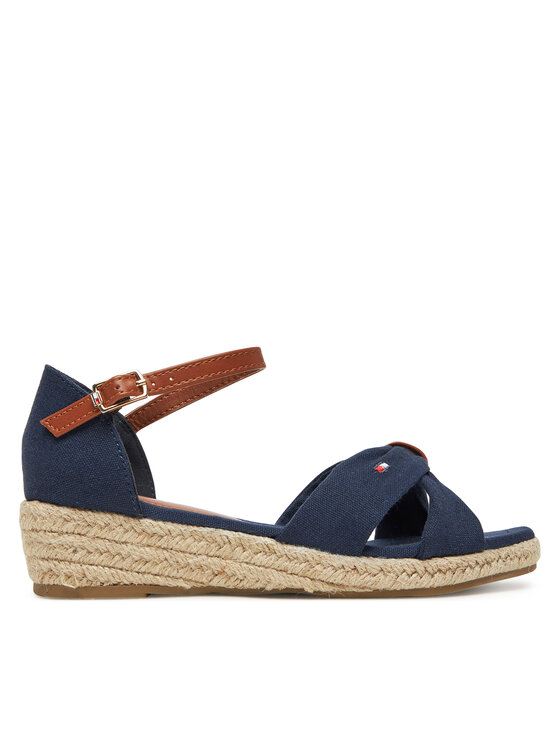Tommy Hilfiger Еспадрили T3A7-33801-0048 S Тъмносин за Унисекс цена