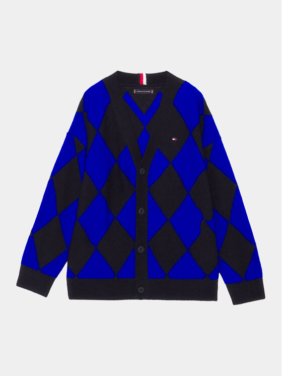 Tommy Hilfiger Кардиган KB0KB08622 Тъмносин Regular Fit за Момчета цена