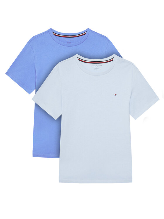 Tommy Hilfiger Комплект 2 тишъртки UB0UB00310 Син Regular Fit за Момчета цена