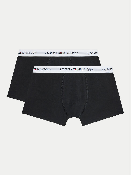 Tommy Hilfiger Комплект 2 чифта боксерки UB0UB00549 Черен за Момчета цена