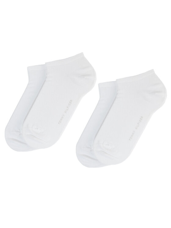 Tommy Hilfiger Комплект 2 чифта къси чорапи дамски Basic Canoodle 343024001 Бял за Жени цена