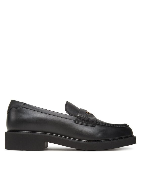 Tommy Hilfiger Лоуфъри Crest Squarish Toe Penny Loafer FW0FW08633 Черен за Жени цена