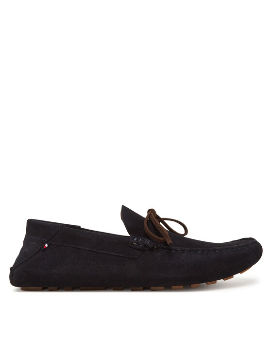 Tommy Hilfiger Мокасини Hilfiger Folded Suede Driver FM0FM05385 Тъмносин за Мъже цена