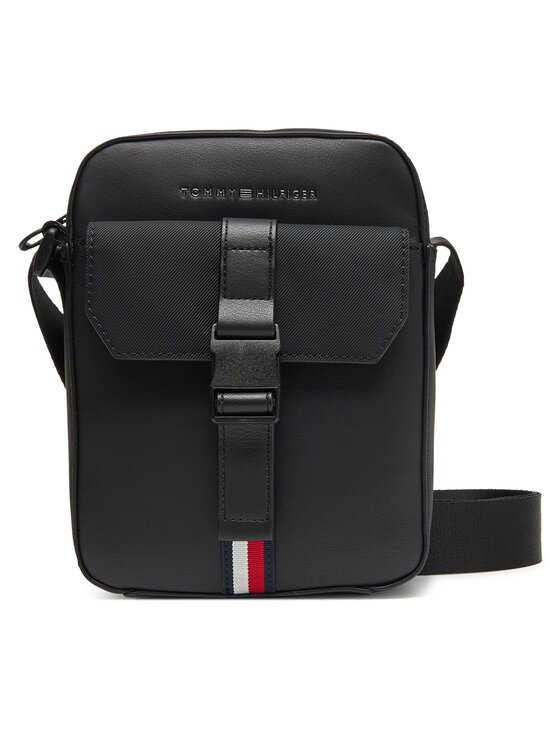 Tommy Hilfiger Мъжка чантичка Th Foundation Mini Reporter AM0AM13479 Черен за Мъже цена