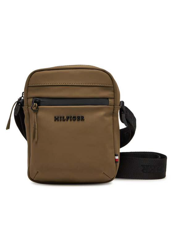 Tommy Hilfiger Мъжка чантичка Th Tpu Mini Reporter AM0AM13498 Кафяв за Мъже цена