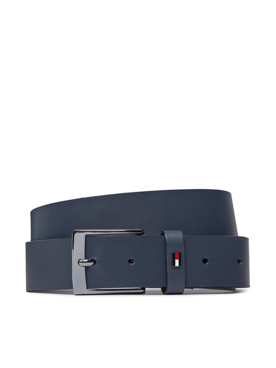 Tommy Hilfiger Мъжки колан Adan Leather 3.5 AM0AM12052 Тъмносин за Мъже цена