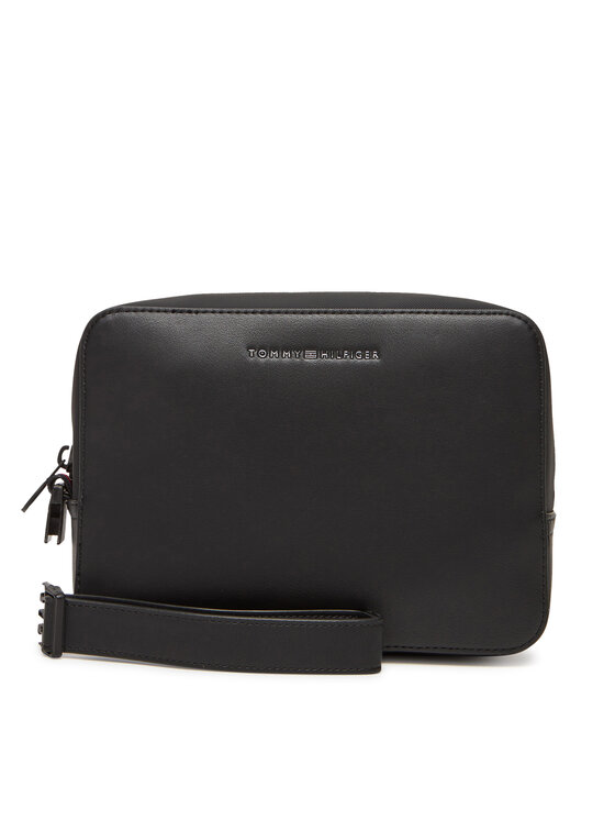 Tommy Hilfiger Несесер Th Foundation Washbag AM0AM13527 Черен за Мъже цена
