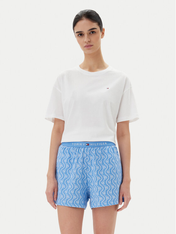 Tommy Hilfiger Пижама UW0UW05760 Син Regular Fit за Жени цена