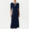 Tommy Hilfiger Плетена рокля WW0WW47216 Тъмносин Slim Fit за Жени цена