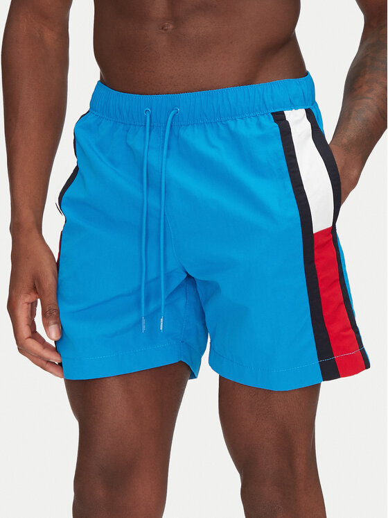 Tommy Hilfiger Плувни шорти UM0UM02730 Син Regular Fit за Мъже цена