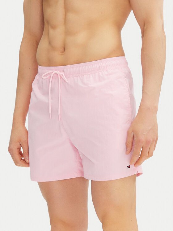 Tommy Hilfiger Плувни шорти UM0UM03477 Розов Regular Fit за Мъже цена
