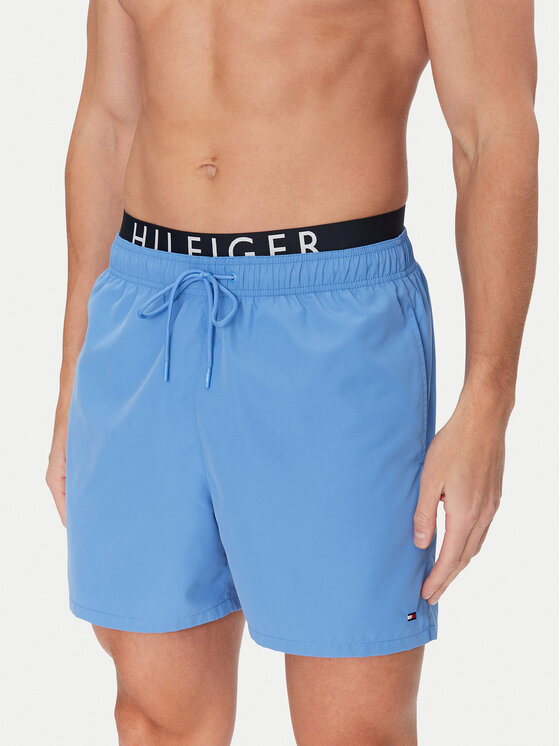 Tommy Hilfiger Плувни шорти UM0UM03489 Син Regular Fit за Мъже цена