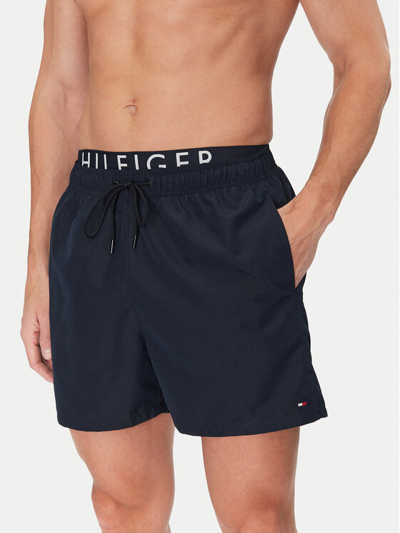 Tommy Hilfiger Плувни шорти UM0UM03489 Тъмносин Regular Fit за Мъже цена