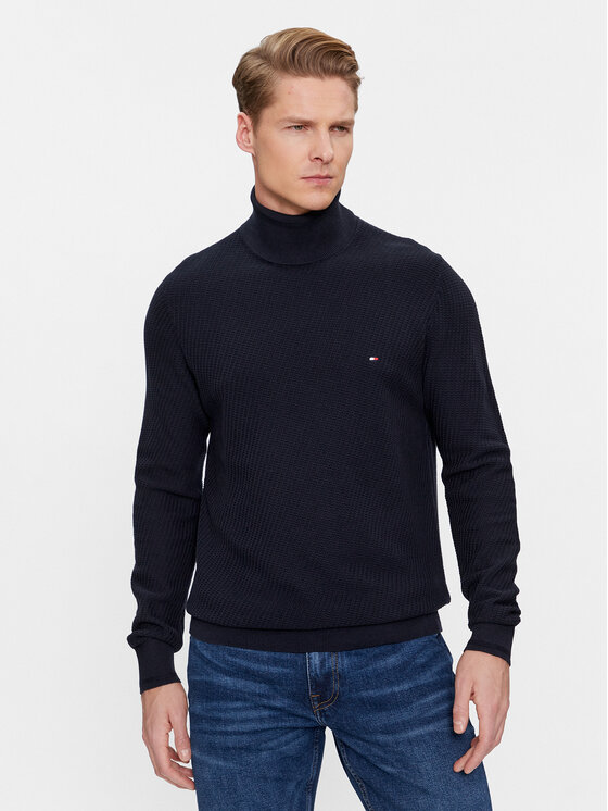 Tommy Hilfiger Поло MW0MW33453 Тъмносин Regular Fit за Мъже цена