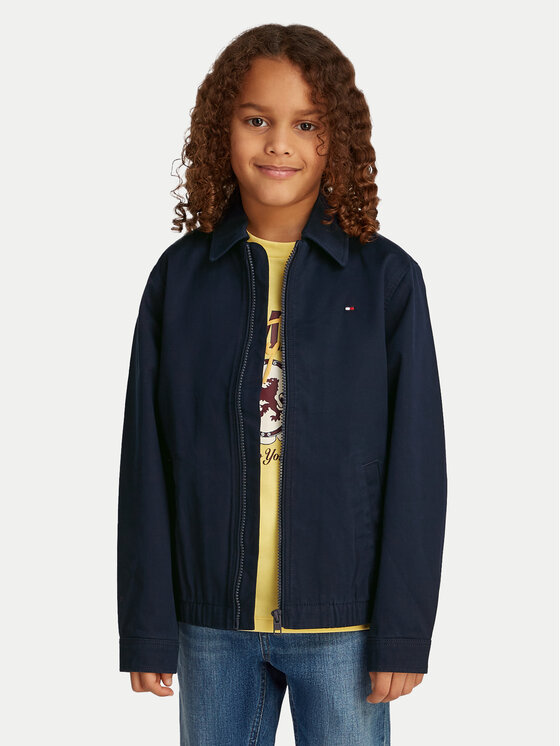 Tommy Hilfiger Преходно яке KB0KB09608 Тъмносин Regular Fit за Момчета цена