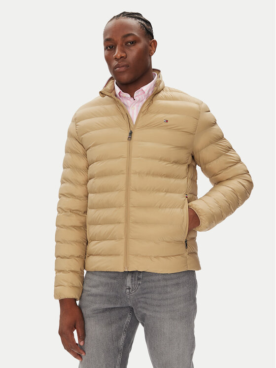 Tommy Hilfiger Преходно яке MW0MW37634 Бежов Regular Fit за Мъже цена