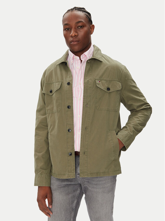 Tommy Hilfiger Преходно яке MW0MW39634 Зелен Regular Fit за Мъже цена