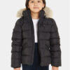 Tommy Hilfiger Пухено яке Essential KG0KG07399 S Черен Regular Fit за Момичета цена
