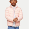 Tommy Hilfiger Пухено яке KS0KS00568 Розов Regular Fit за Момичета цена