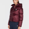 Tommy Hilfiger Пухено яке Monogram Badge WW0WW37479 Бордо Regular Fit за Жени цена