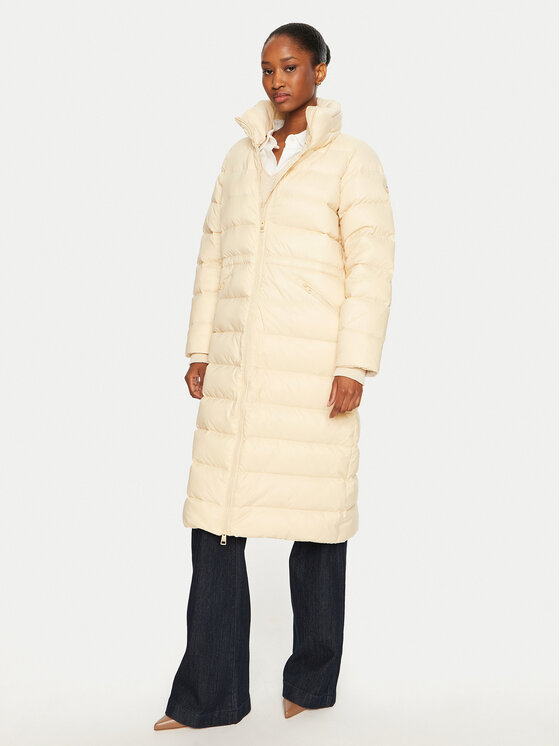 Tommy Hilfiger Пухено яке WW0WW43553 Бежов Regular Fit за Жени цена