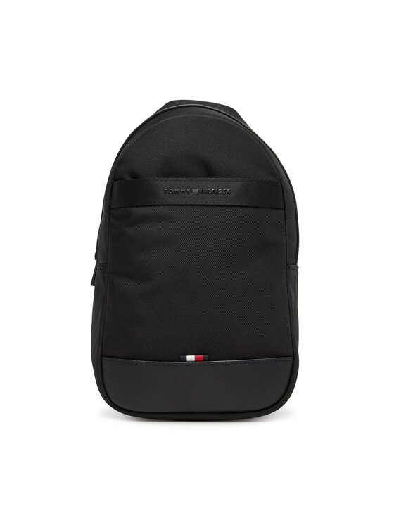 Tommy Hilfiger Раница Th Nylon Travel Sling Bag AM0AM13572 Черен за Мъже цена