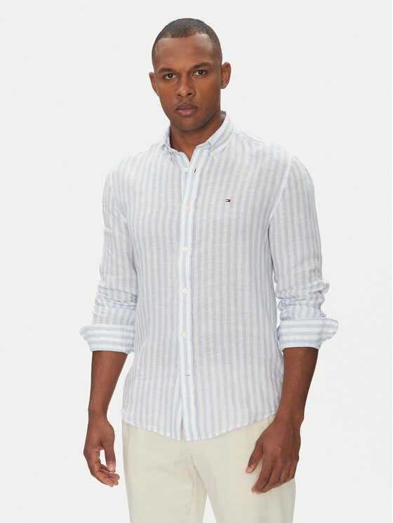 Tommy Hilfiger Риза Essential MW0MW38581 Син Regular Fit за Мъже цена