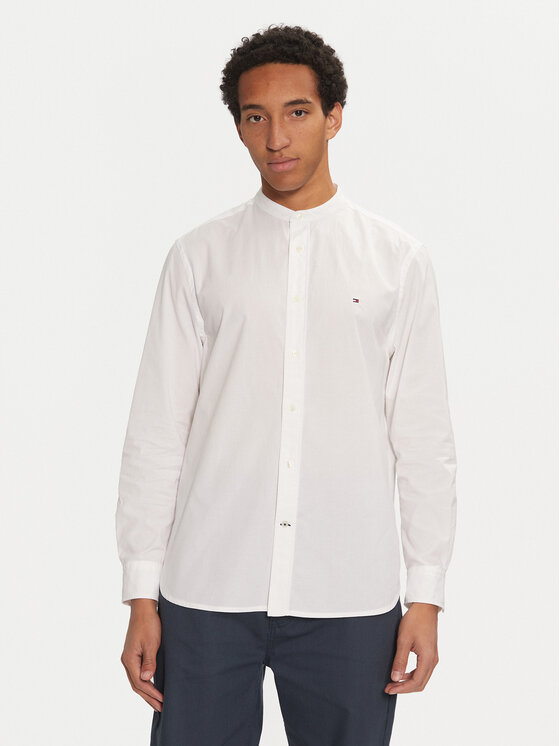 Tommy Hilfiger Риза MW0MW30494 Бял Regular Fit за Мъже цена