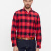 Tommy Hilfiger Риза MW0MW33780 Червен Regular Fit за Мъже цена