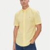 Tommy Hilfiger Риза MW0MW37584 Жълт Regular Fit цвят на ниска цена