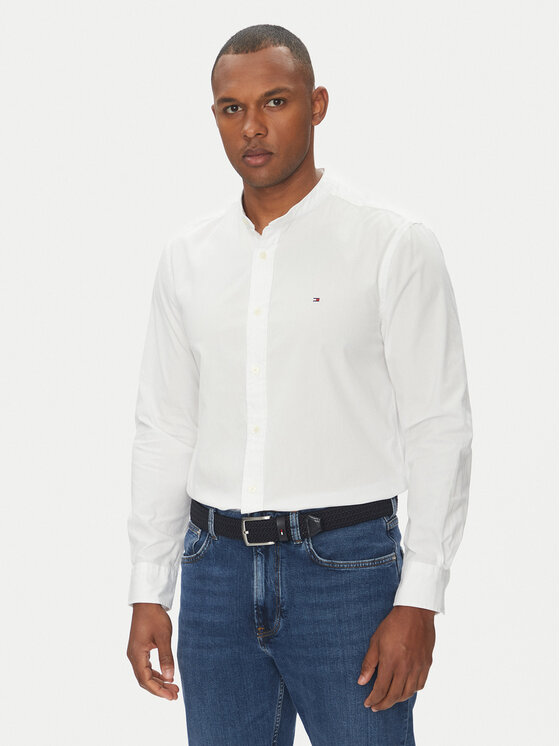 Tommy Hilfiger Риза MW0MW39966 Бял Regular Fit за Мъже цена