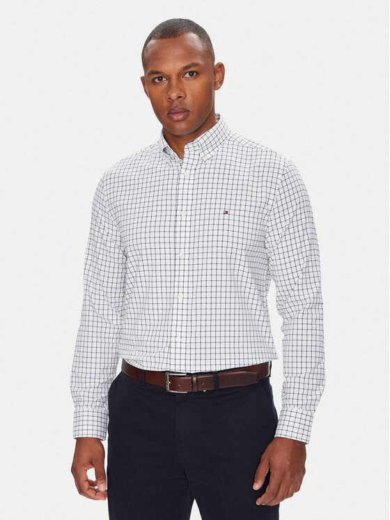 Tommy Hilfiger Риза Performance MW0MW39680 Бял Regular Fit за Мъже цена