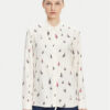 Tommy Hilfiger Риза WW0WW44036 Екрю Relaxed Fit за Жени цена