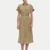 Tommy Hilfiger Рокля тип риза Ess WW0WW44653 Бежов Regular Fit за Жени цена
