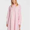 Tommy Hilfiger Рокля тип риза Solid WW0WW37102 Розов Oversize цвят на ниска цена