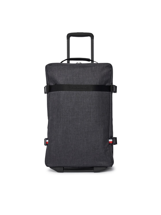 Tommy Hilfiger Самолетен куфар за ръчен багаж Th Nylon Travel Soft AM0AM13554 Сив за Унисекс цена