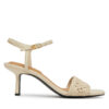 Tommy Hilfiger Сандали Crochet Lthr Kitten Sandal FW0FW08587 Бежов за Жени цена