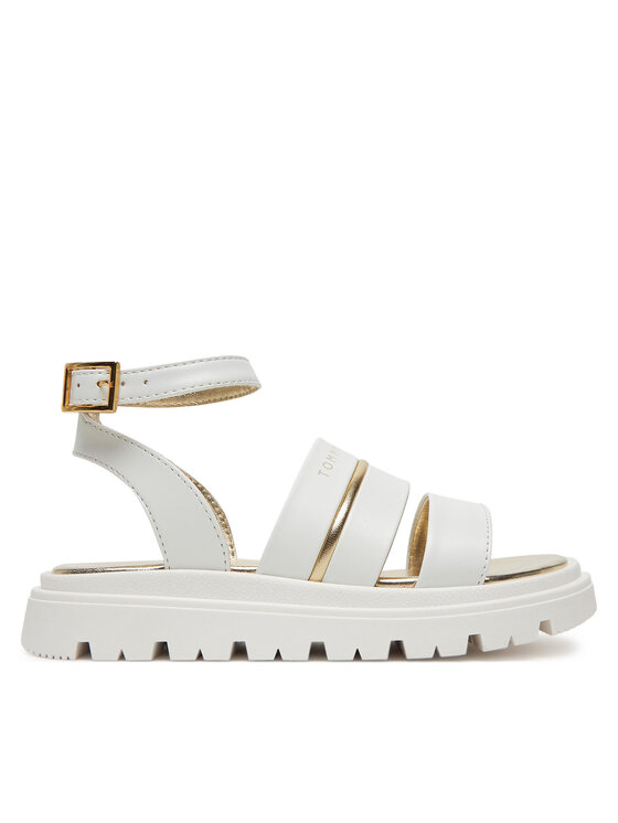 Tommy Hilfiger Сандали Sandal T4A2-33798-0371 M Бял за Момичета цена